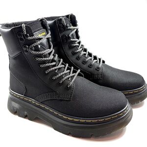Dr Martens Tarik Boots NWOT Black Nylon Lug Sole Combat Size 7 Mens 8 Womens